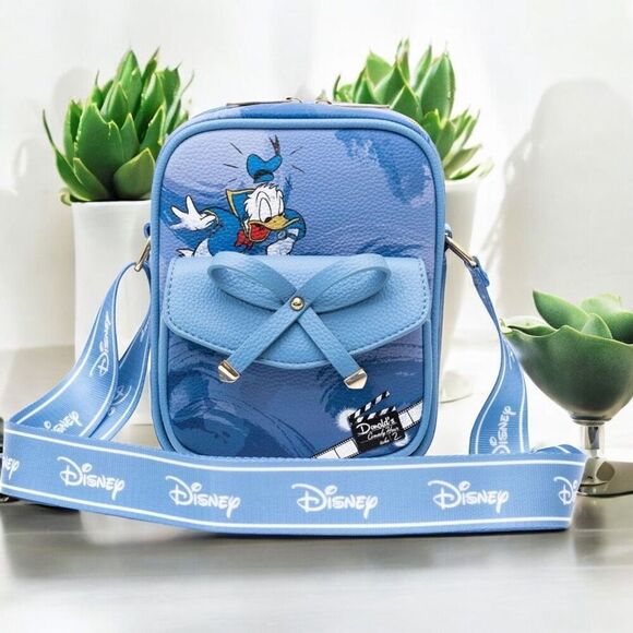 WondaPop Limited Edition Disney Donald Duck Luxe 8" Crossbody Huey Dewey Louie N - Picture 4 of 7